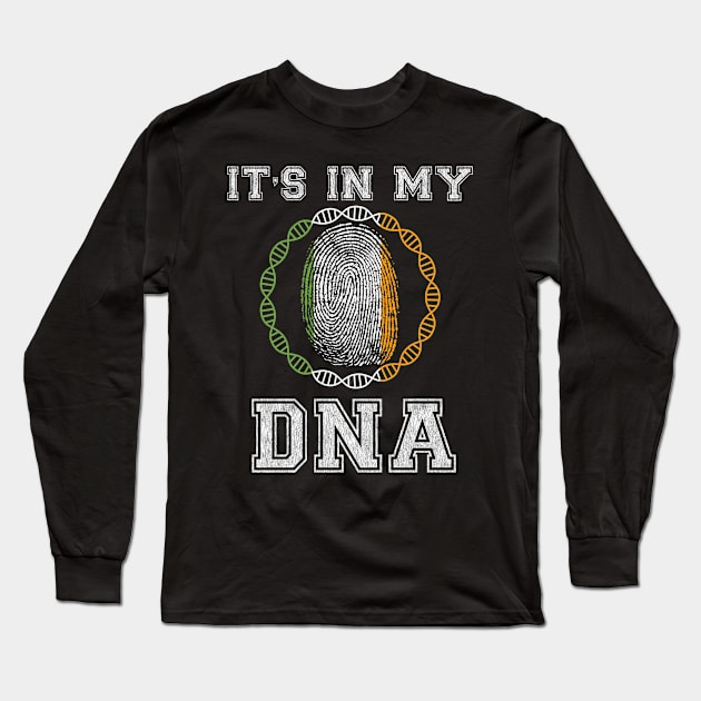 Ireland  It's In My DNA - Gift for Irish From Ireland Long Sleeve T-Shirt by Country Flags